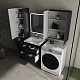 Style Line Тумба с раковиной Бергамо Мини 60 подвесная Люкс Plus антискрейтч графит матовый – картинка-20